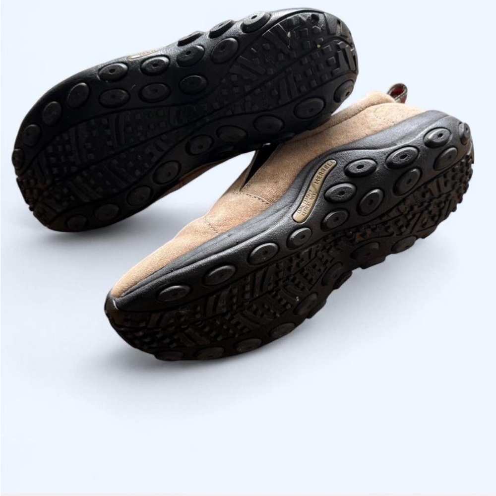 Merrell Tan Suede Slip-On Hiking Shoes Great Traction for Hiking! - Picture 5 of 9